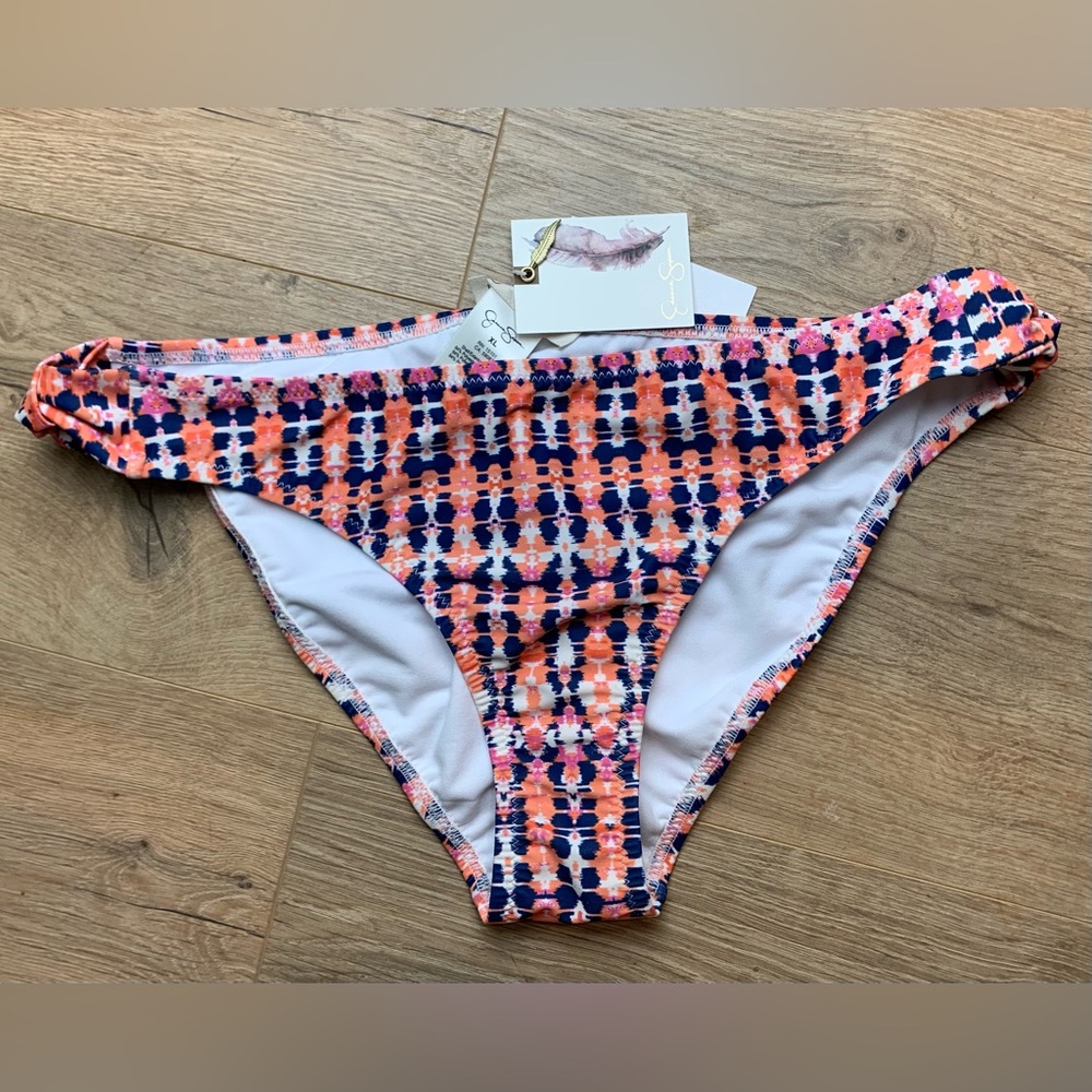 Jessica Simpson Laguna Beach Twisted Tab Hipster Swim Bottom